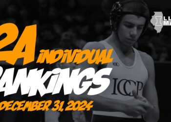 Illinois Matmen’s 2A Individual Rankings  (December 31, 2024)