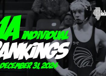 Illinois Matmen’s 1A Individual Rankings  (December 31, 2024)