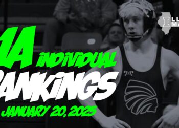 Illinois Matmen’s 1A Individual Rankings  (January 20, 2025)