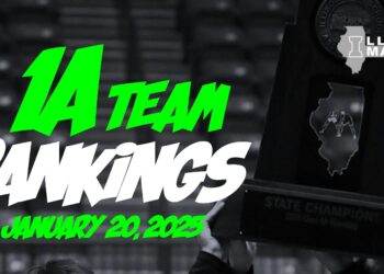 Illinois Matmen’s 1A Team Rankings  (January 20, 2025)