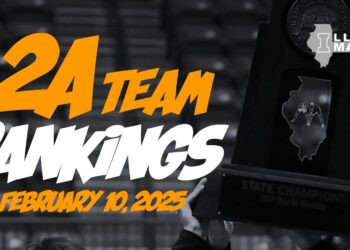 Illinois Matmen’s 2A Team Rankings  (February 10, 2025)