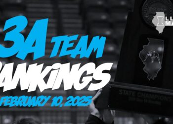 Illinois Matmen’s 3A Team Rankings  (February 10, 2025)