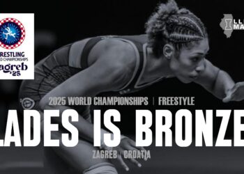 Blades bounces back and is bronzed