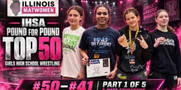 ILLINOIS MATWOMEN’S TOP 50 IHSA GIRLS P4P WRESTLERS