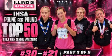ILLINOIS MATWOMEN’S TOP 50 IHSA GIRLS POUND-FOR-POUND WRESTLERS